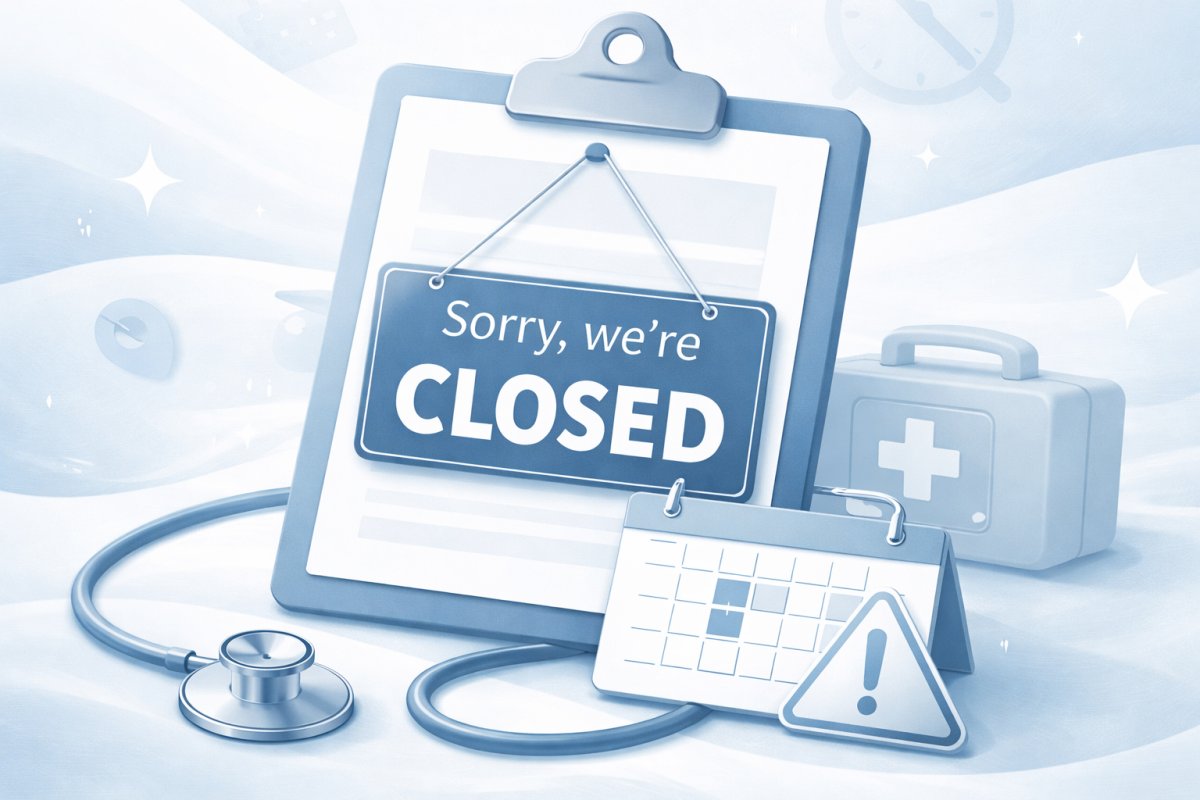 Fermeture annuelle du cabinet